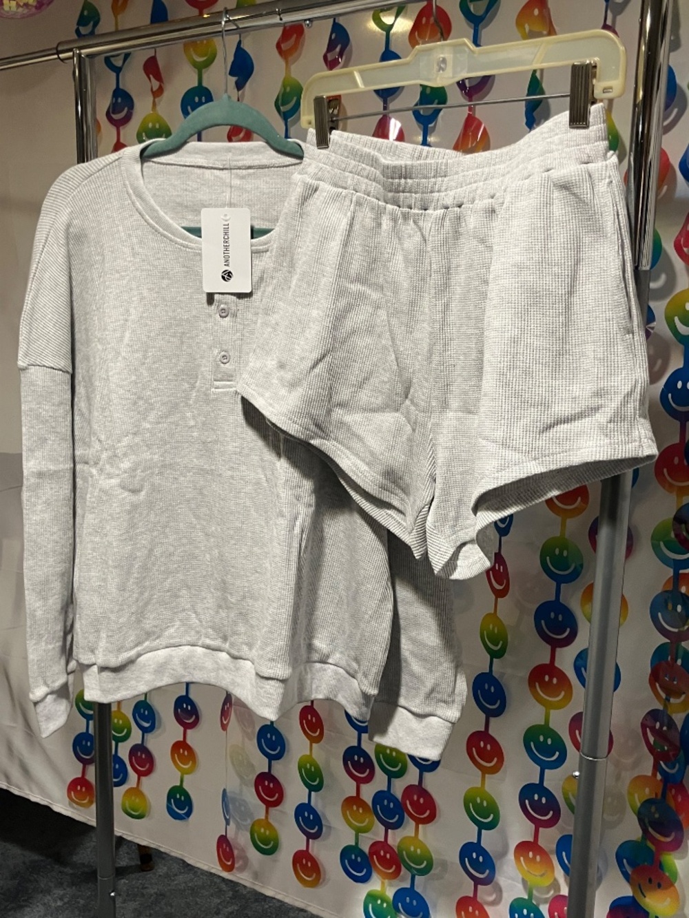 NWT Oversized Waffle Knit Lounge Set (Medium) - Picture 3 of 12